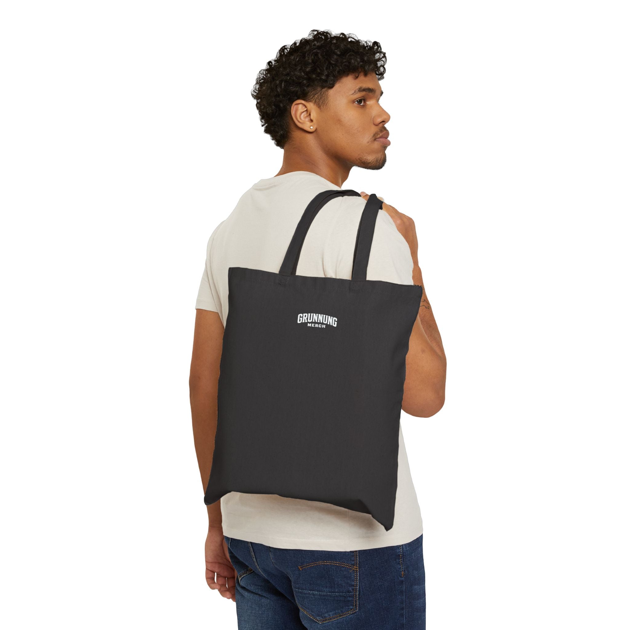Canvas Tote Bag — “He Sent His Word and He Healed Them” Christian Scripture Grocery Tote