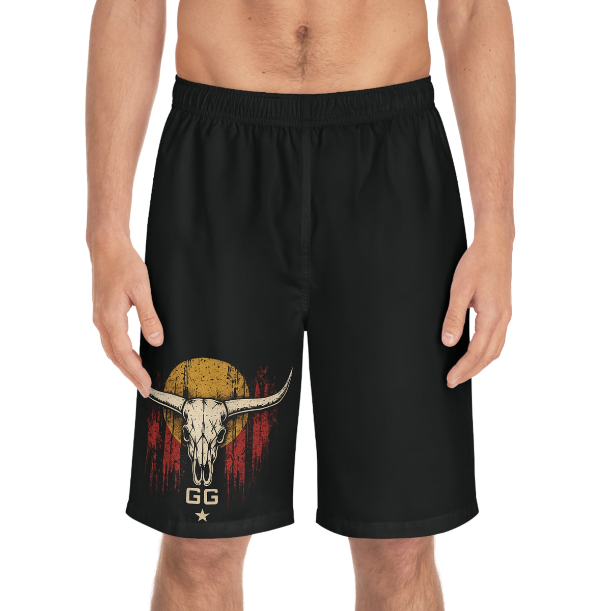 GG Aboriginal Longhorn Unisex Shorts