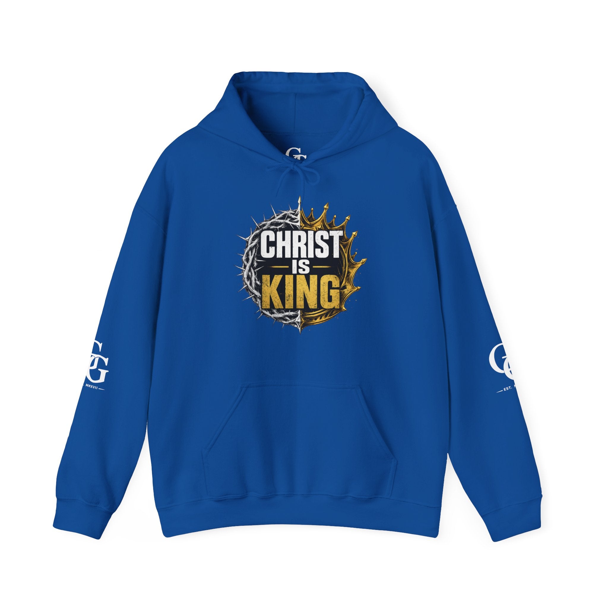 Christian 'Christ Is King' Hoodie — King of Kings Scripture Sweatshirt