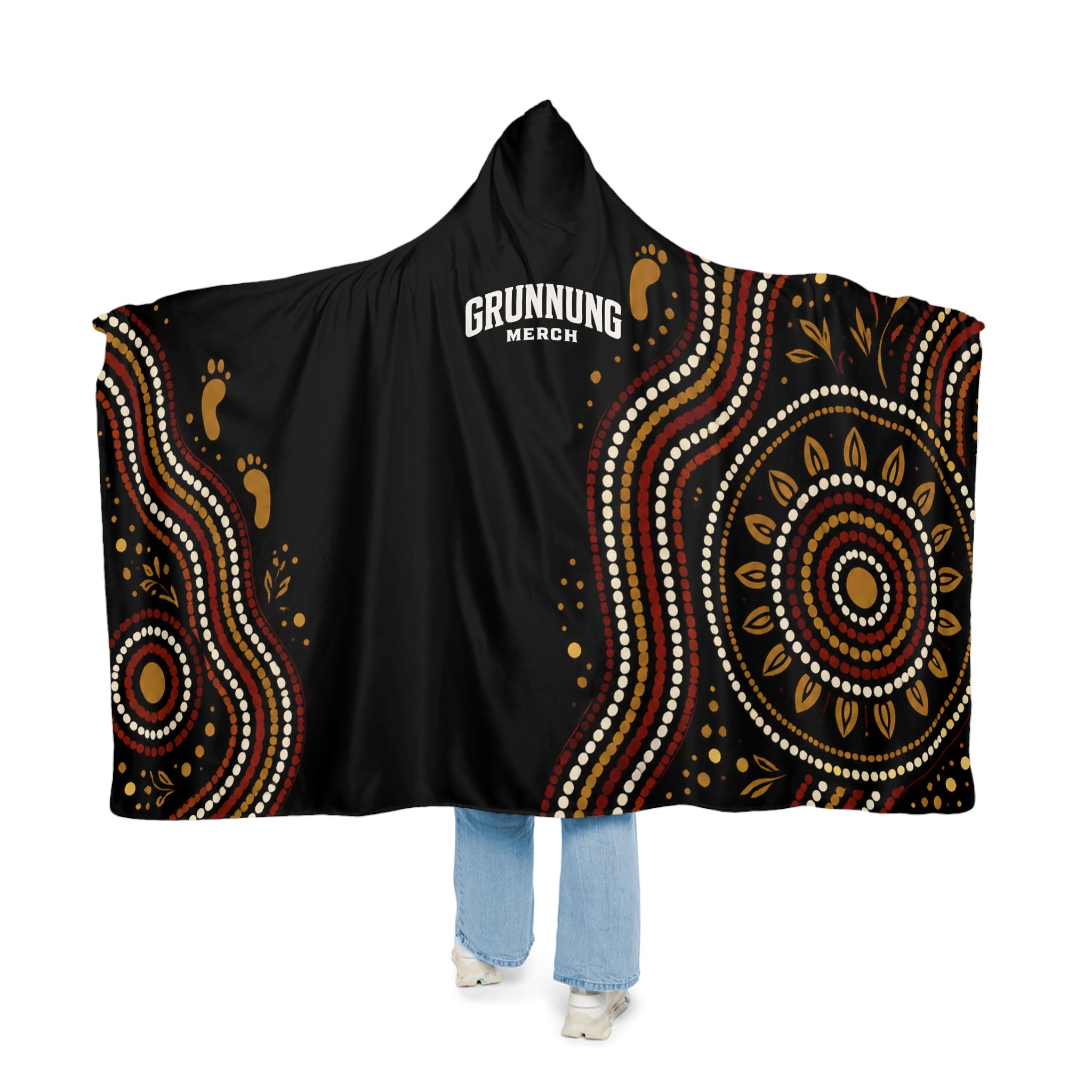 GRUNNUNG WALKABOUT SERIES - Hooded Snuggle Blanket
