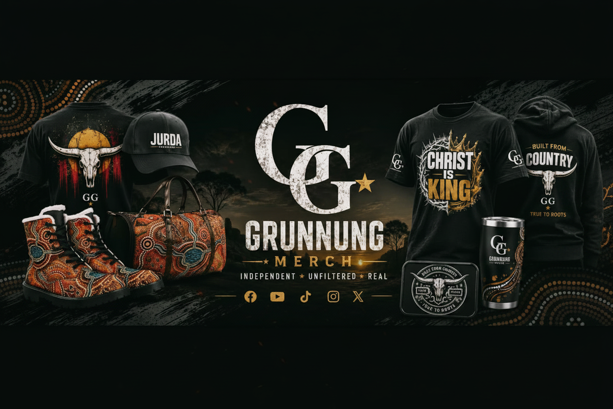 GRUNNUNG MERCH Hero Banner