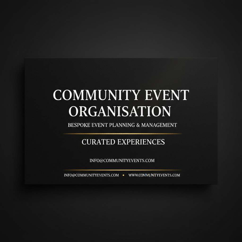 Community Event Organisation — GRUNNUNG