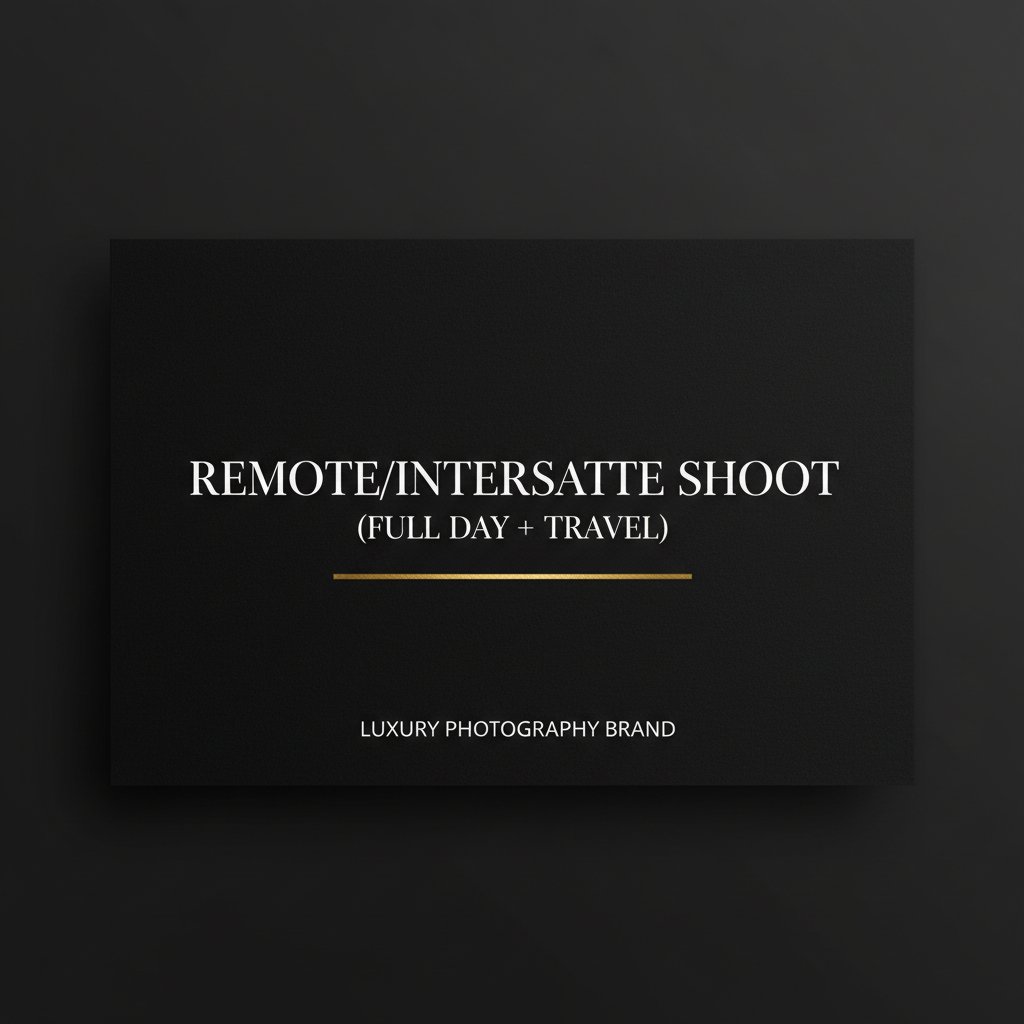 Remote/Interstate Shoot (Full Day + Travel) — GRUNNUNG
