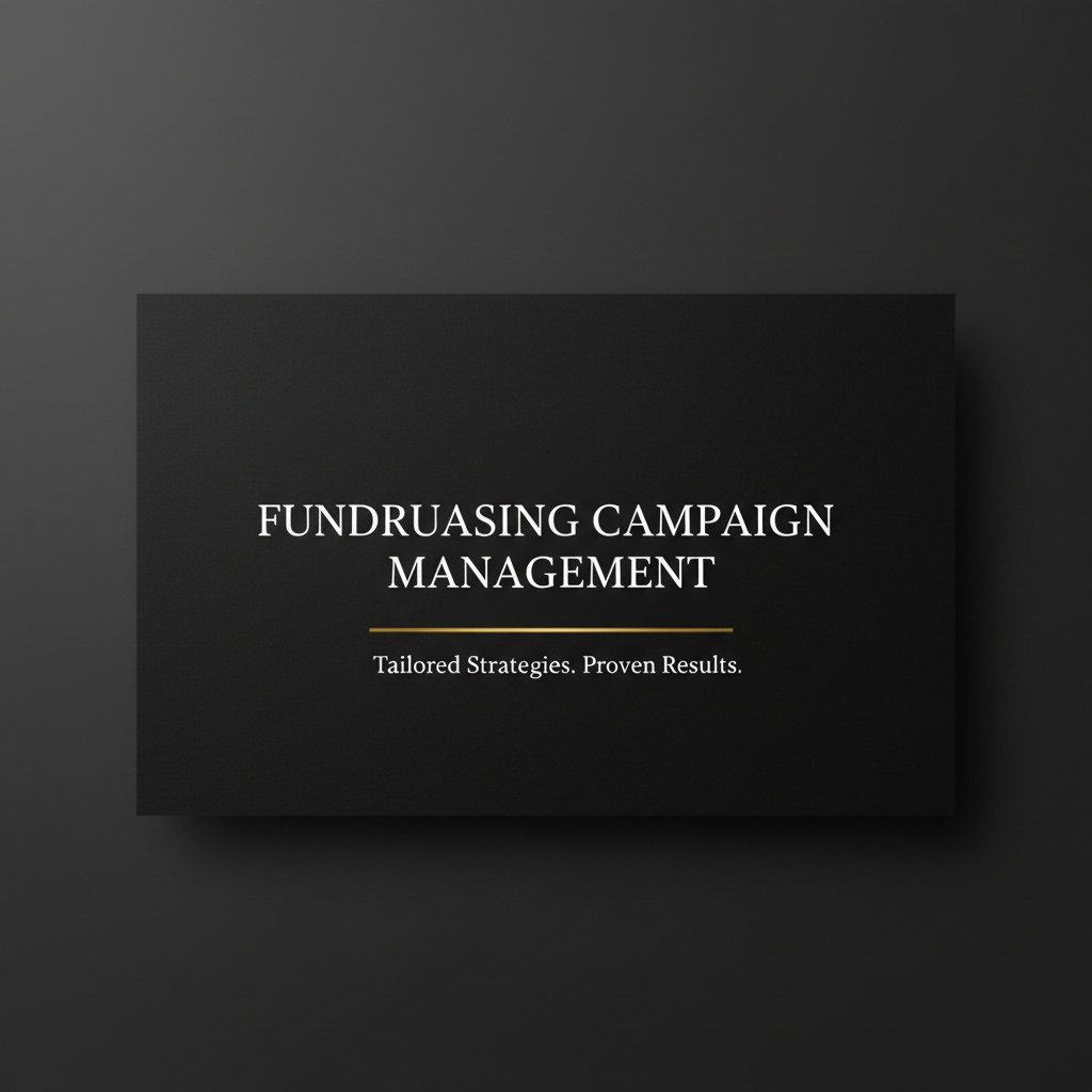 Fundraising Campaign Management — GRUNNUNG