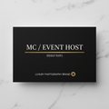 MC / Event Host (Half Day) — GRUNNUNG