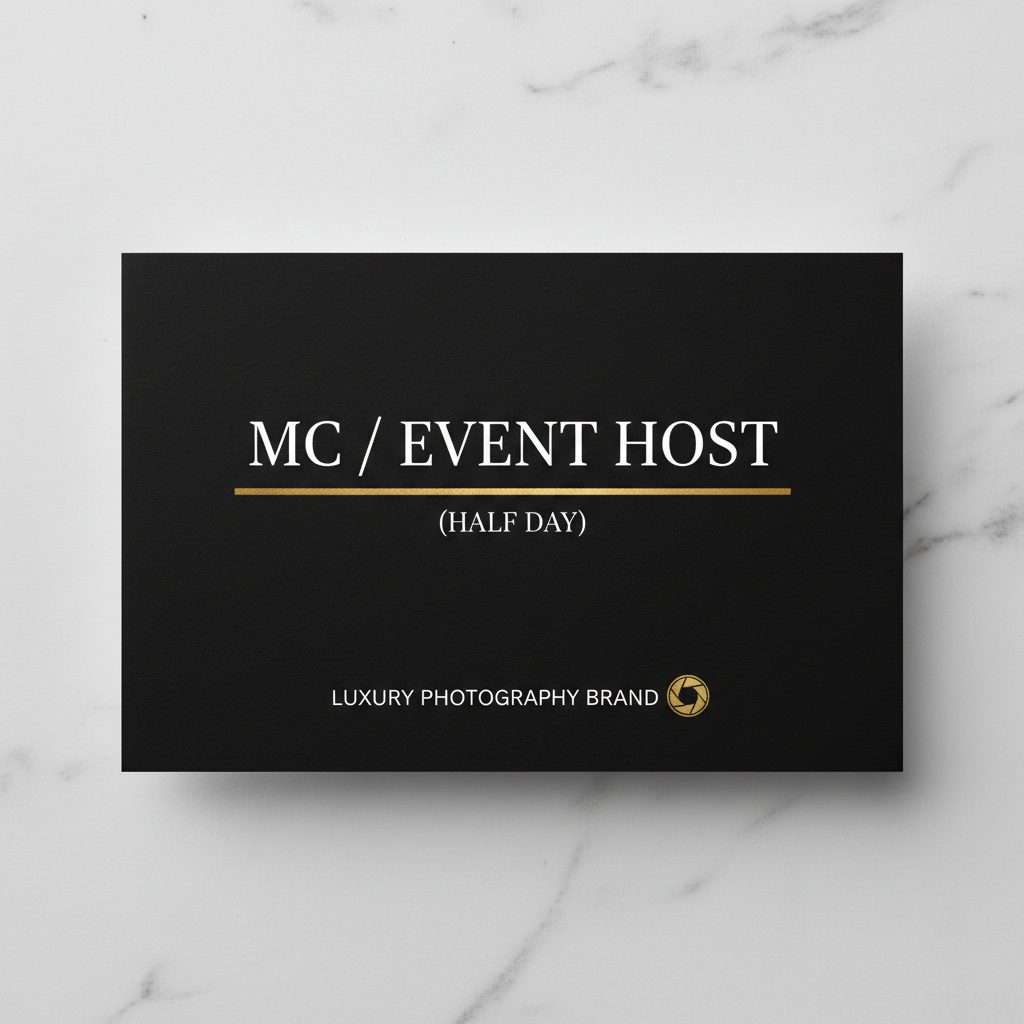 MC / Event Host (Half Day) — GRUNNUNG