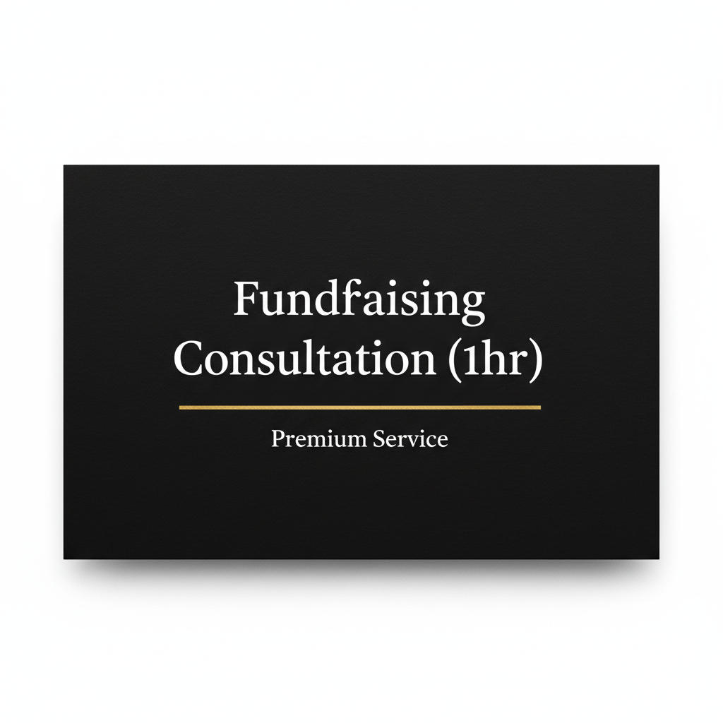 Fundraising Consultation (1hr) — GRUNNUNG